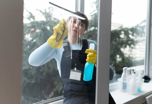 Nettoyage de vitres intérieures et extérieures à Juilley